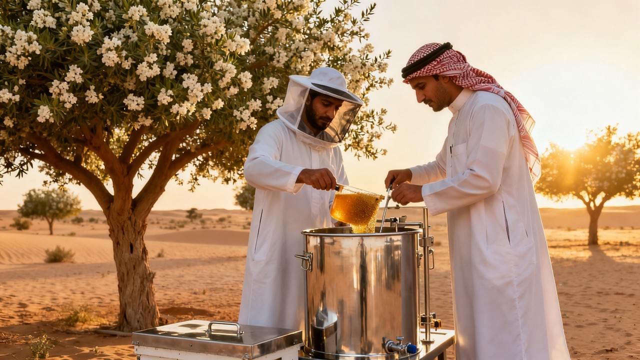 Saudi honey industry blending traditional beekeeping with modern technology