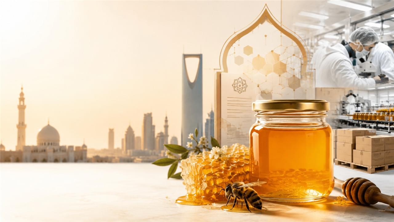 Halal Honey Certification for premium honey products targeting the Middle East market